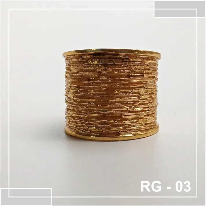 Wooden Textured Ring