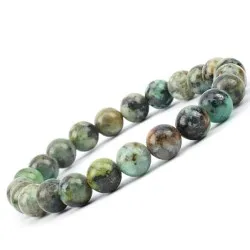 Profound Gems African Firoza African Turquoise Crystal Stone 8mm Bracelet