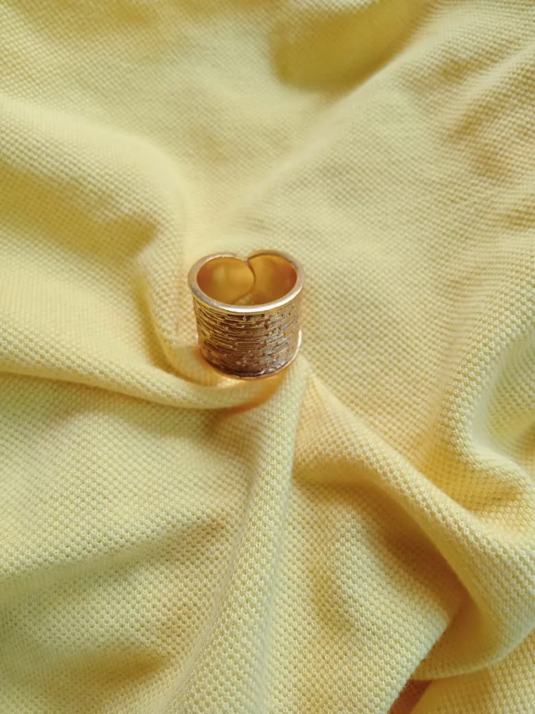 Wooden Textured Ring