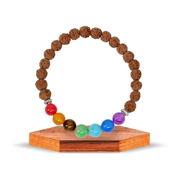 7 Chakra Rudraksha Bracelet,