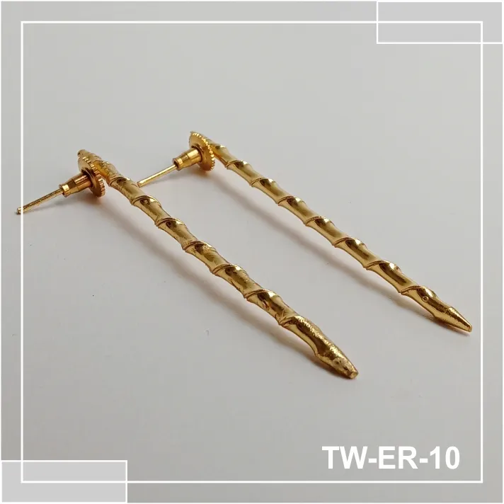 Stick in Twisted Earring