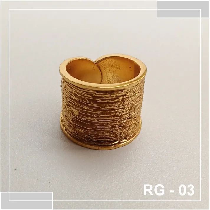 Wooden Textured Ring