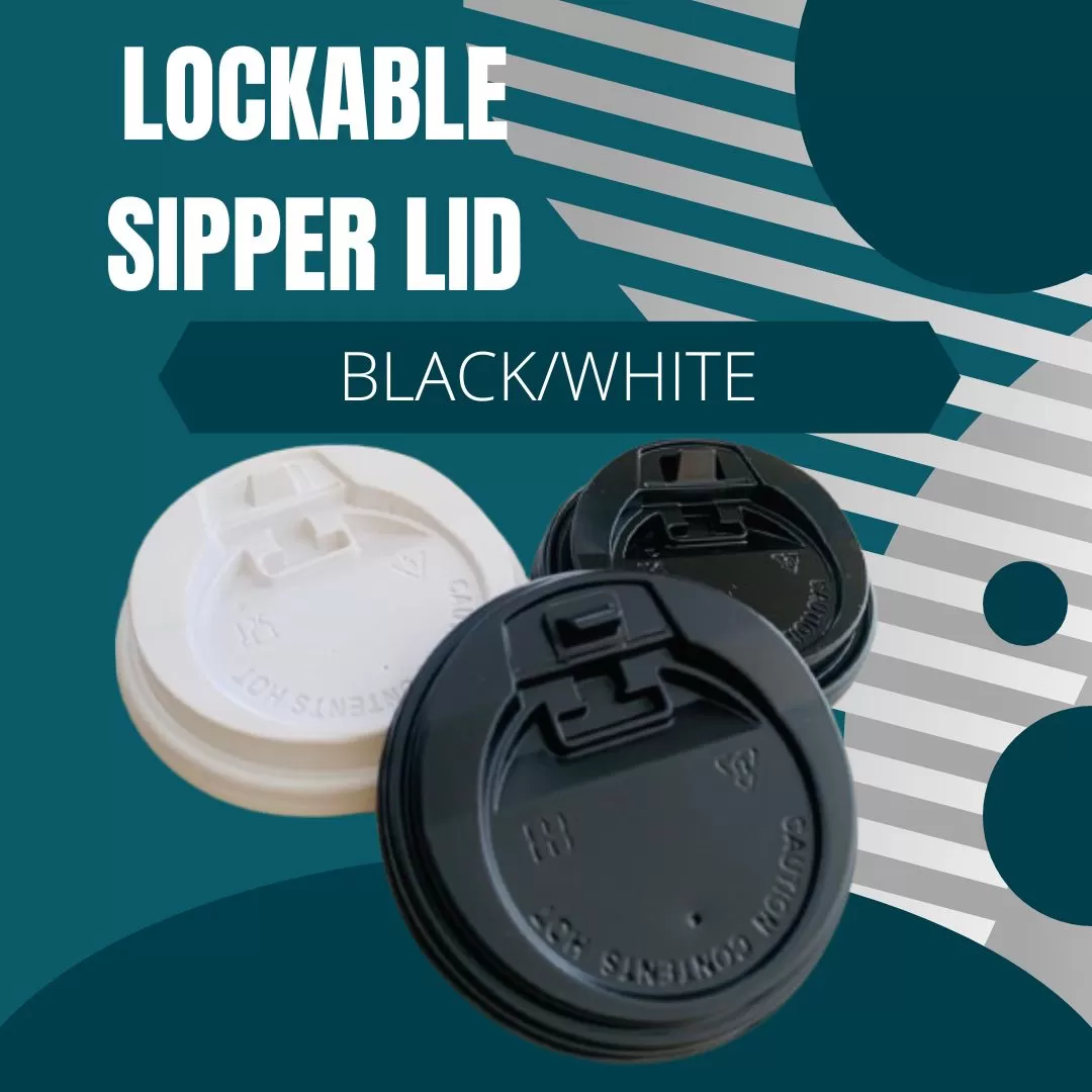 90 MM LOCKABLE SIPPER LID