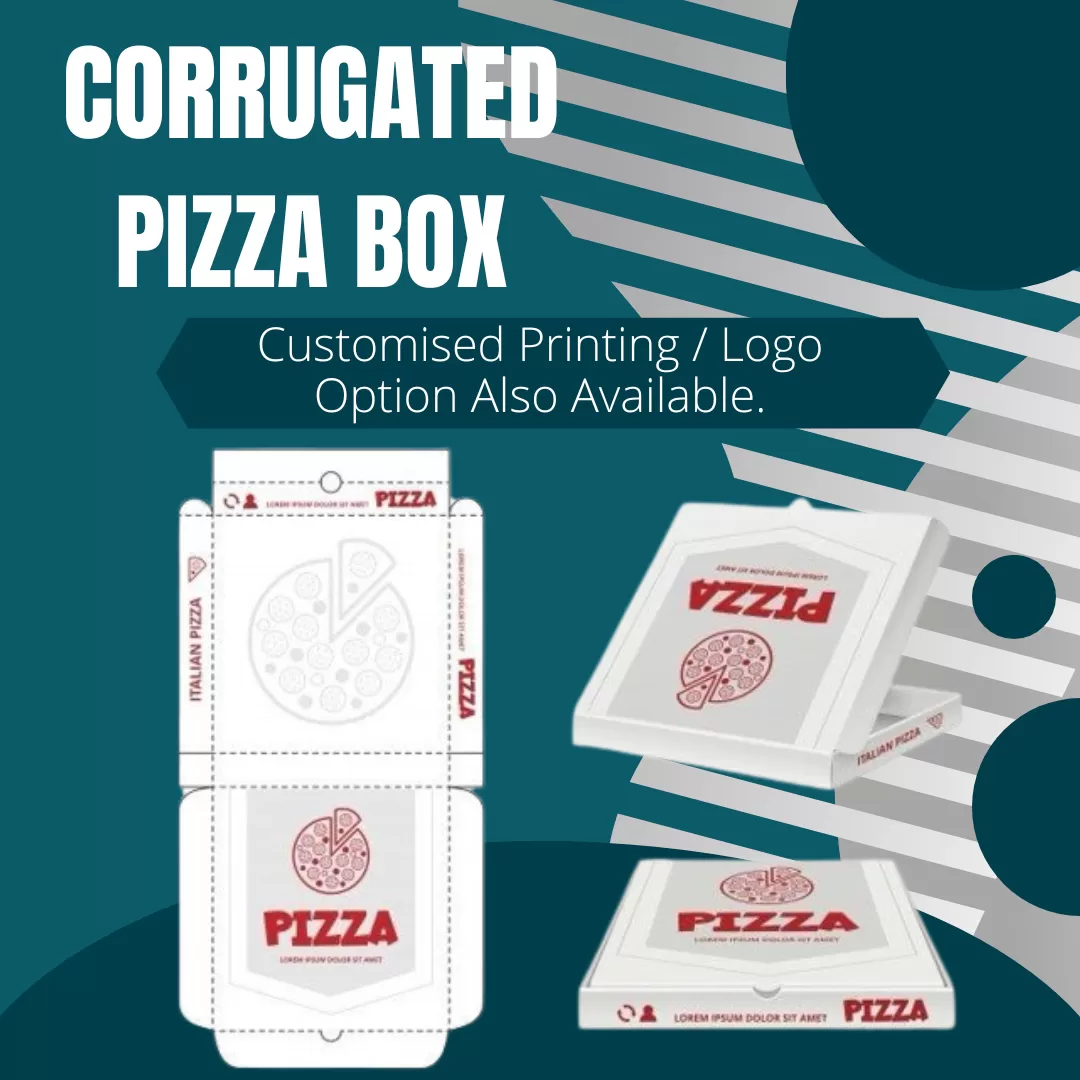 6 INCH WHITE PIZZA BOX